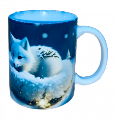 Motivtasse Schneefuchs 1